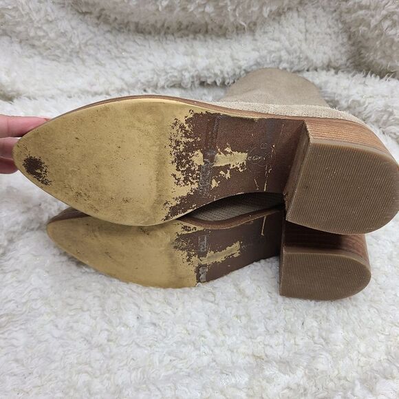 Treasure & Bond‎ Tan Suede Ankle Boots  booties sz 7.5 - Picture 7 of 11